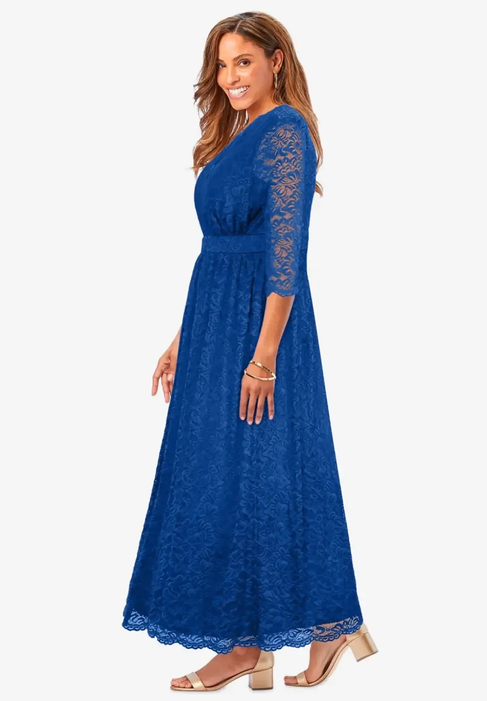 Stretch Lace Maxi Dress