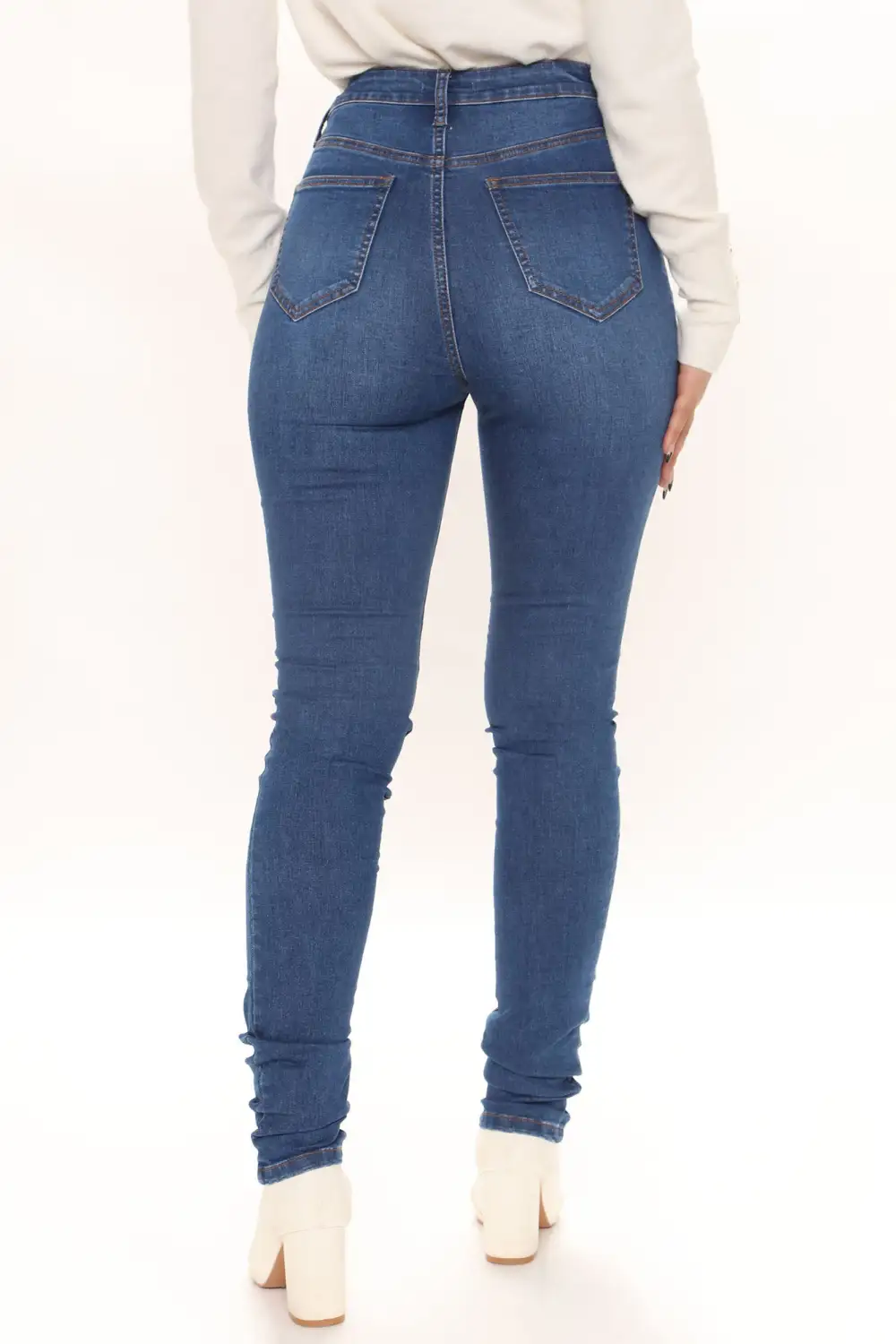 Tall Jessica Skinny Jeans - Medium Blue Wash