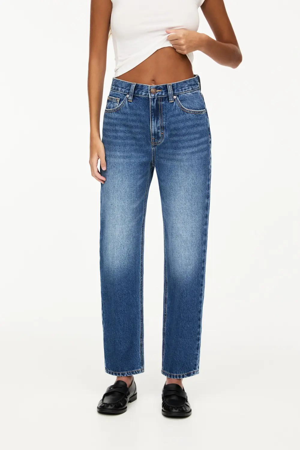 Jeans mom básicos