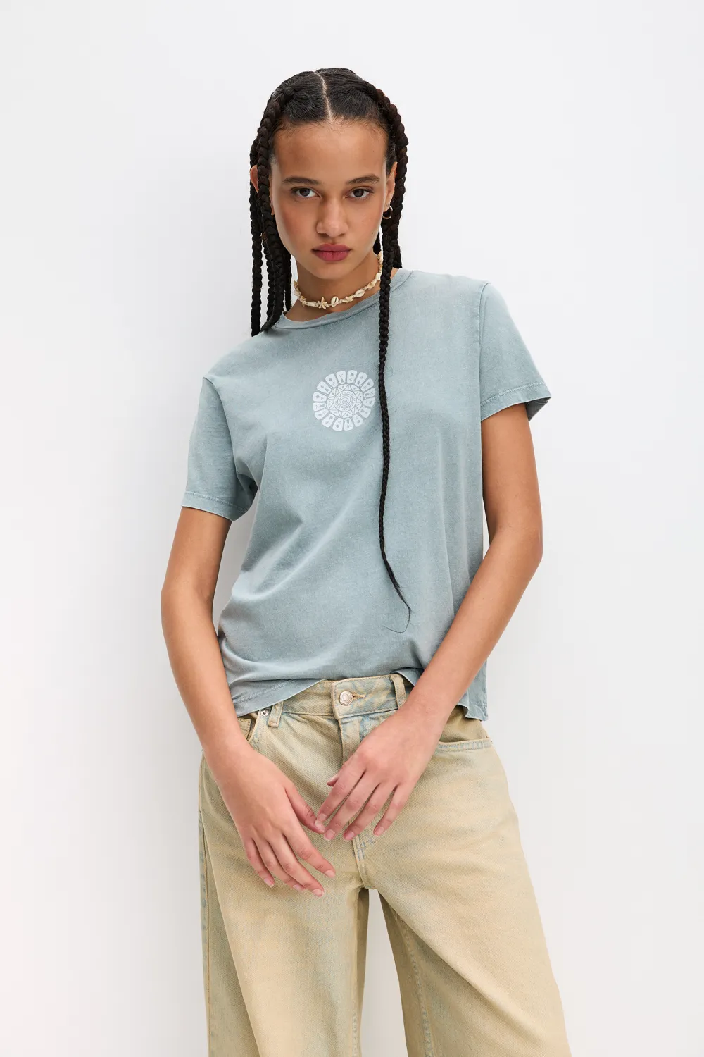 Camiseta manga corta mandala