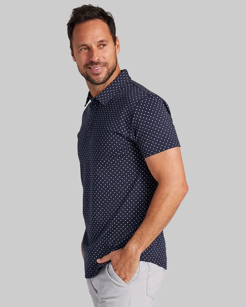 Drop-Cut: Lux Dotted Polo