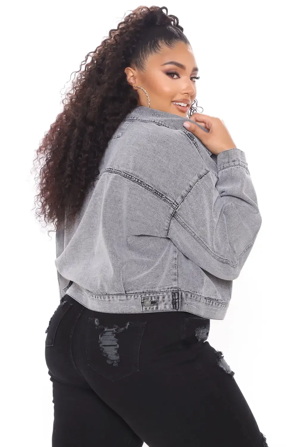 Jeanius Denim Jacket - Grey