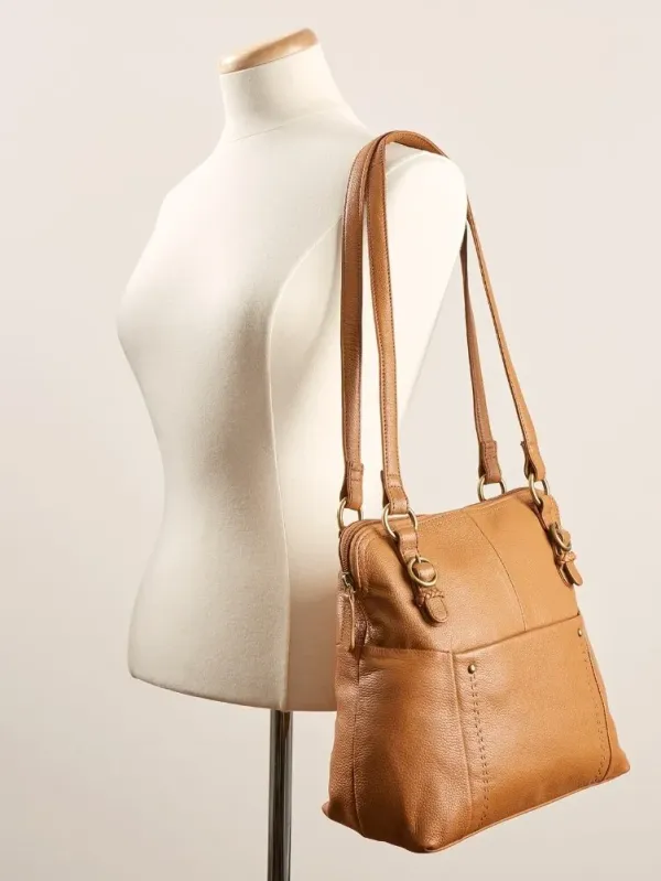 Ella Simone Essex Dome Leather Purse