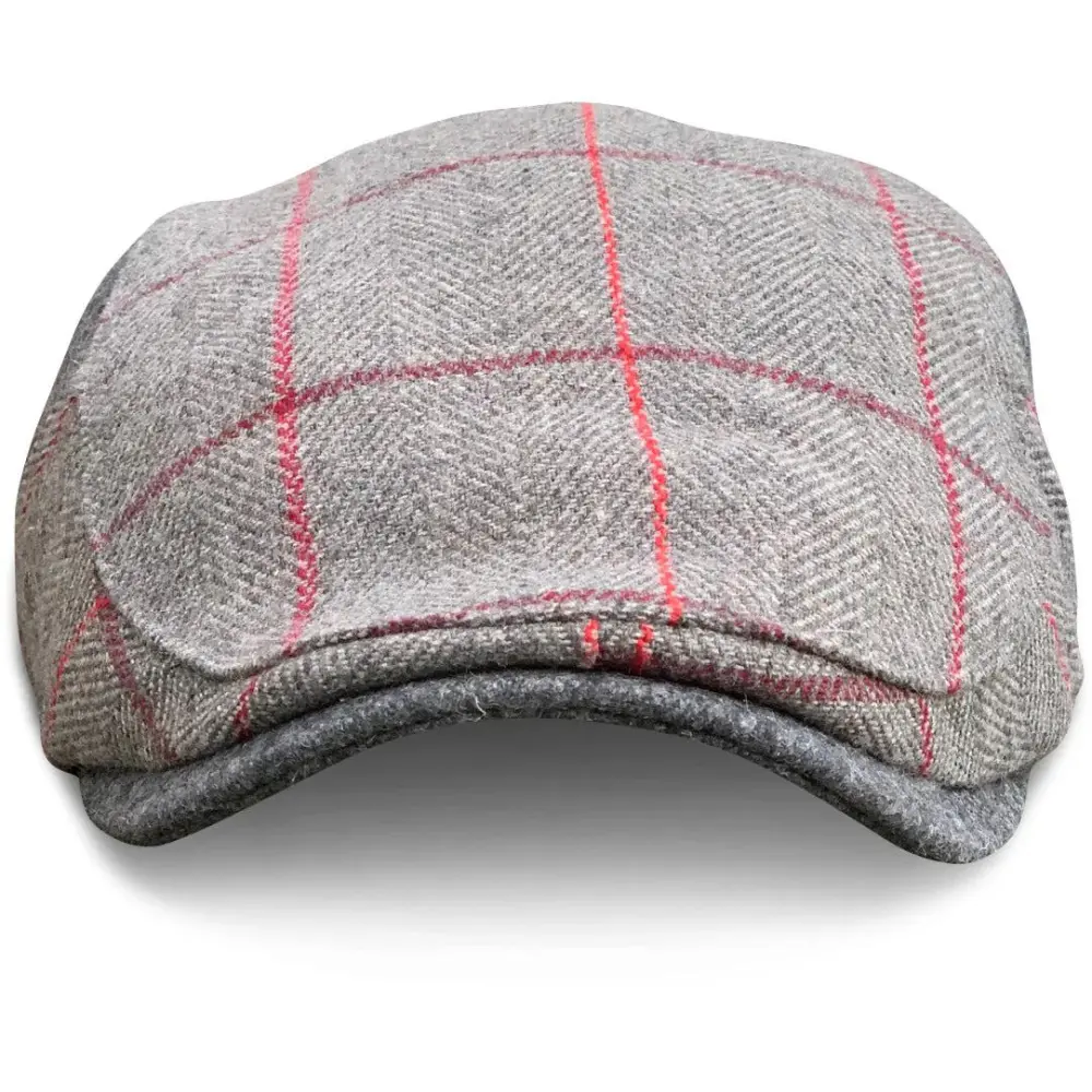 The Whiskey Boston Scally Cap - Cherry Oak Plaid