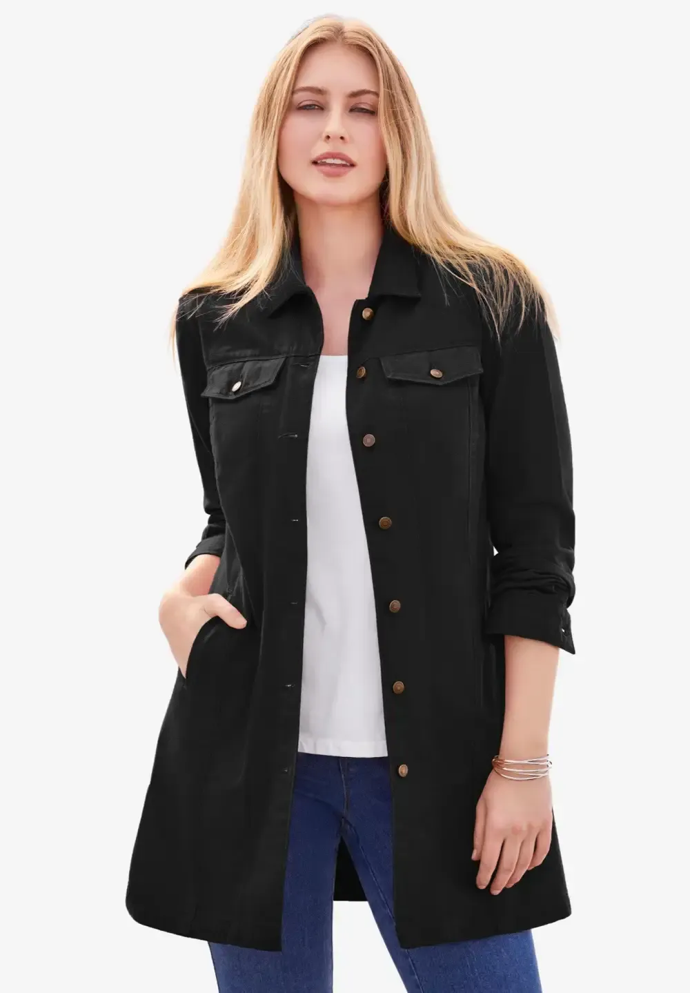 Long Denim Jacket