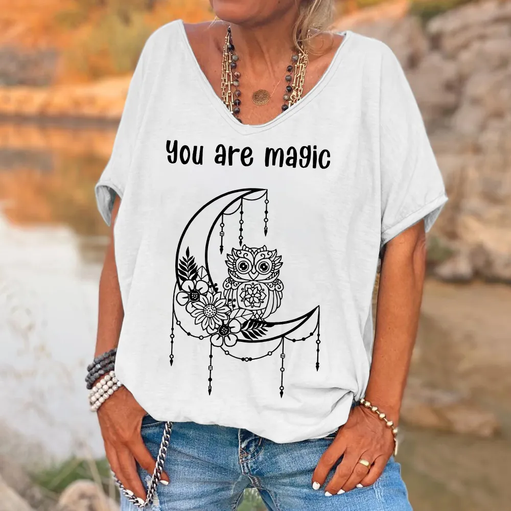 You Are Magic Print Hippie T-shirt