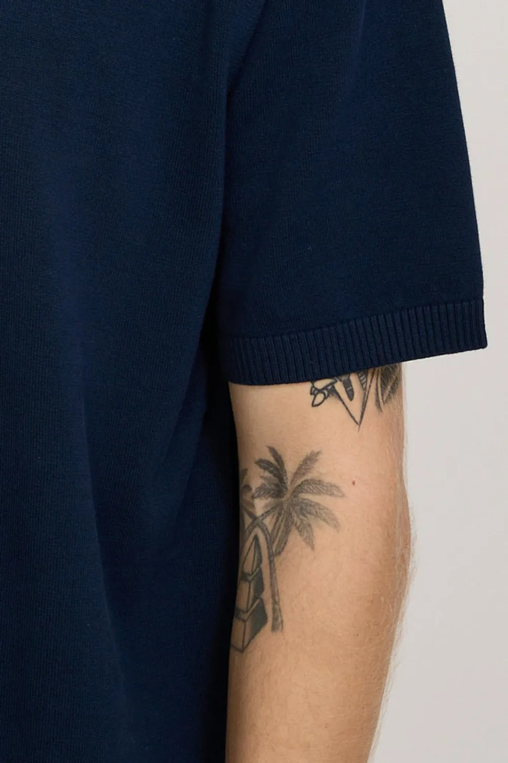Knit Polo 12G Navy