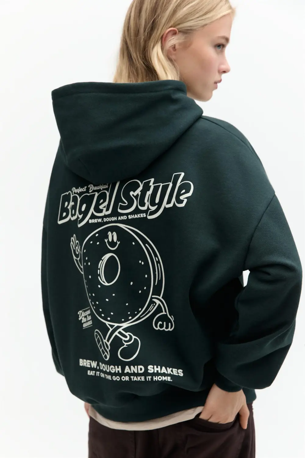 Sudadera capucha bagel