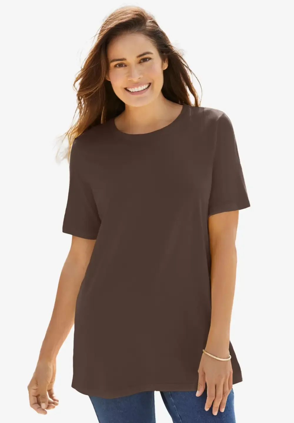 Perfect Short-Sleeve Crewneck Tee