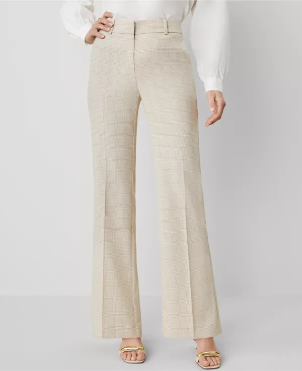 The Jayne Trouser Pant in Glen Check