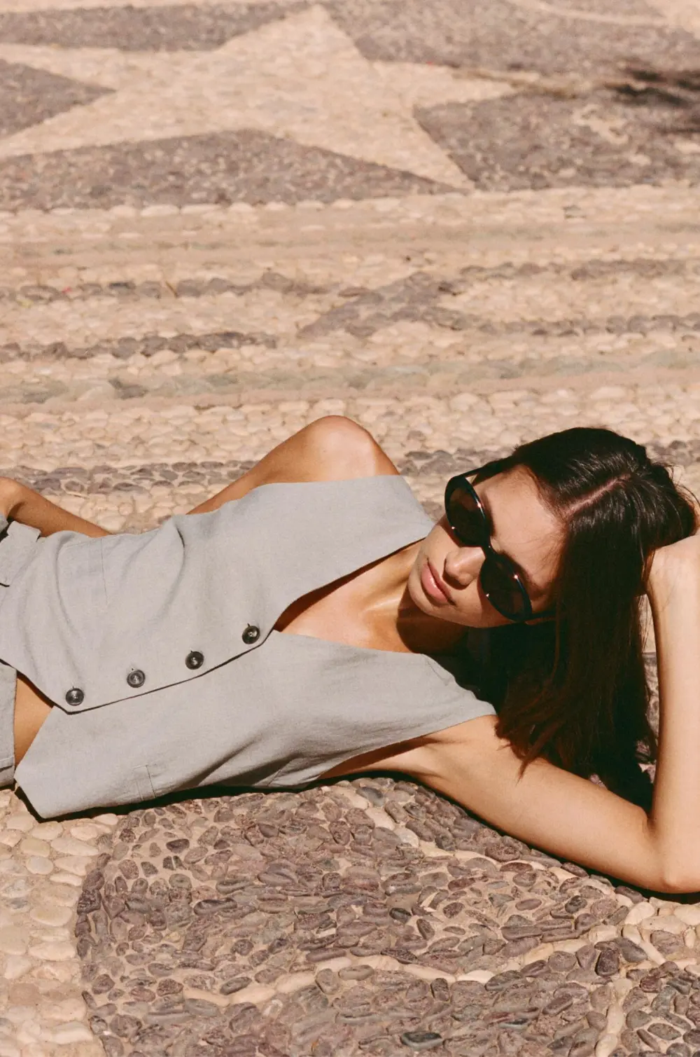 Rustic suit vest