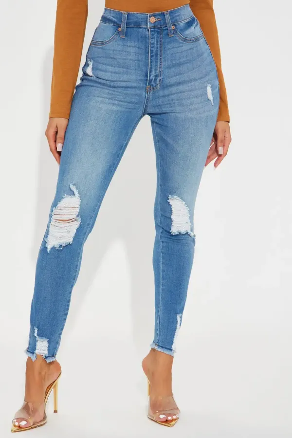 Kaitlyn Sculpting Skinny Jeans - Light Blue Wash