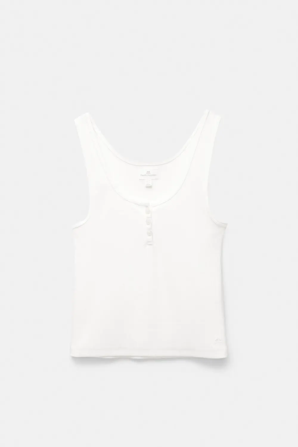 Strappy top with buttons