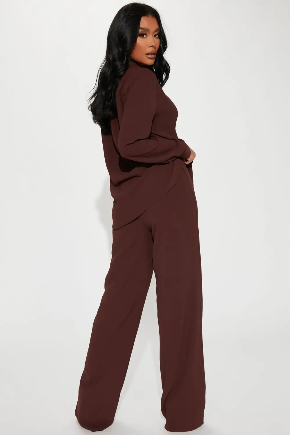 Makenzie Pant Set - Brown
