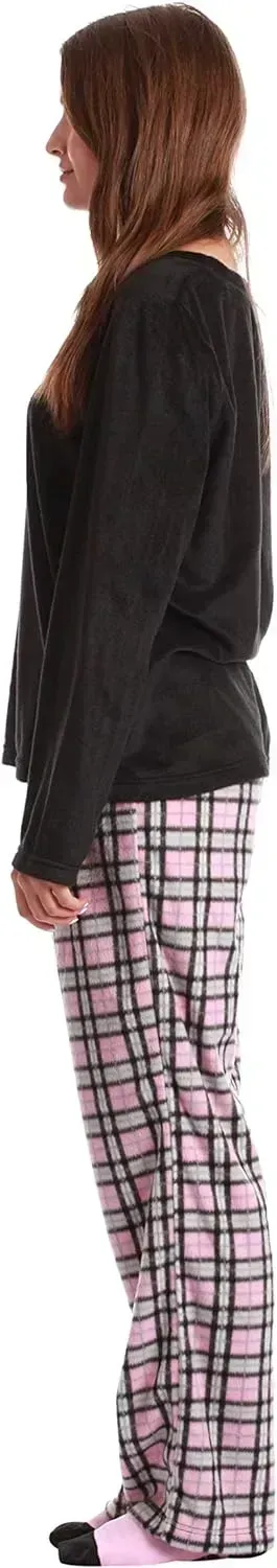 Women’s Pajama Pant Set - Nightgown with Matching Socks