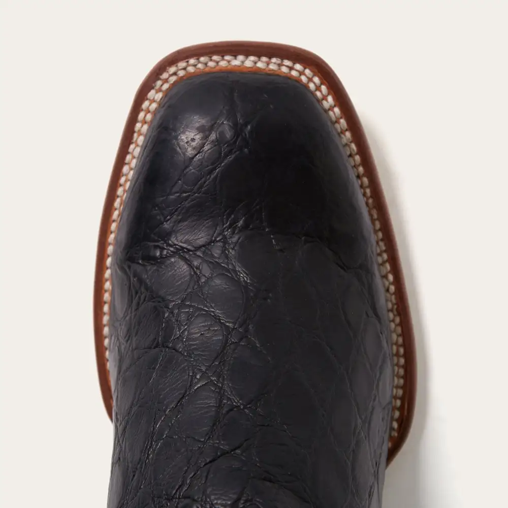 Black Falls Alligator Cowboy Boot