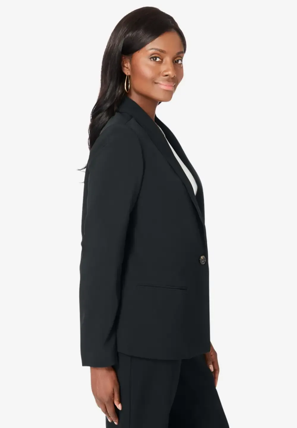 Cinch Back Bi-stretch Blazer