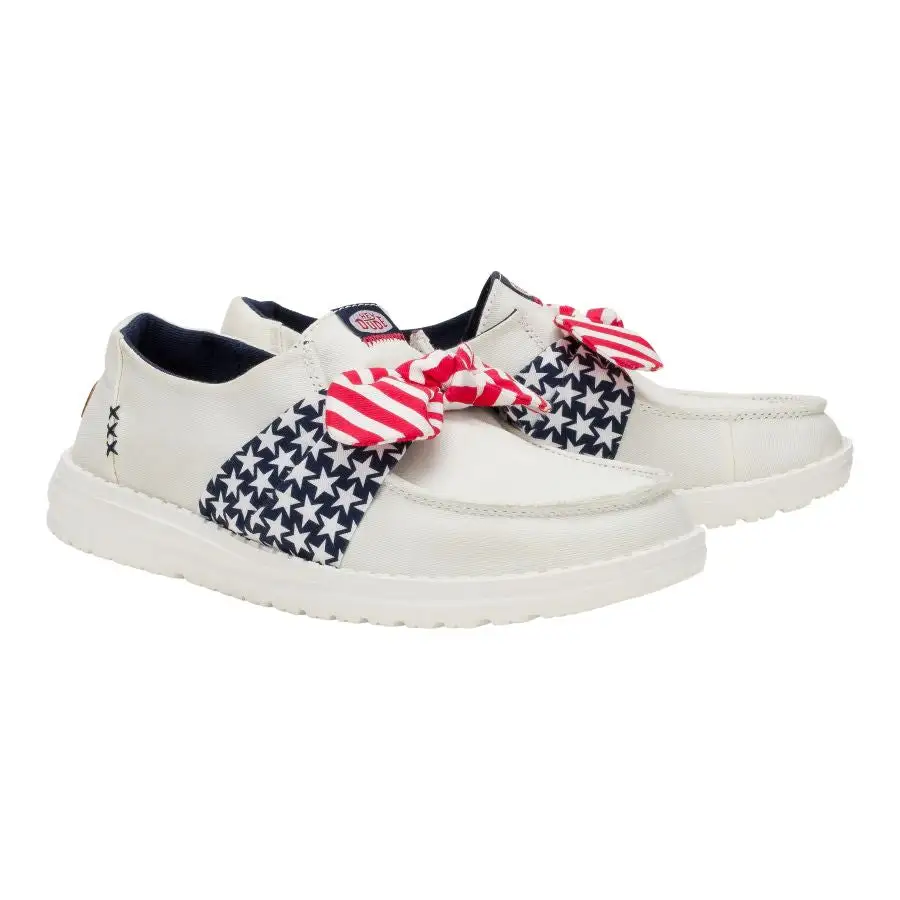 Wendy Bow Americana - White