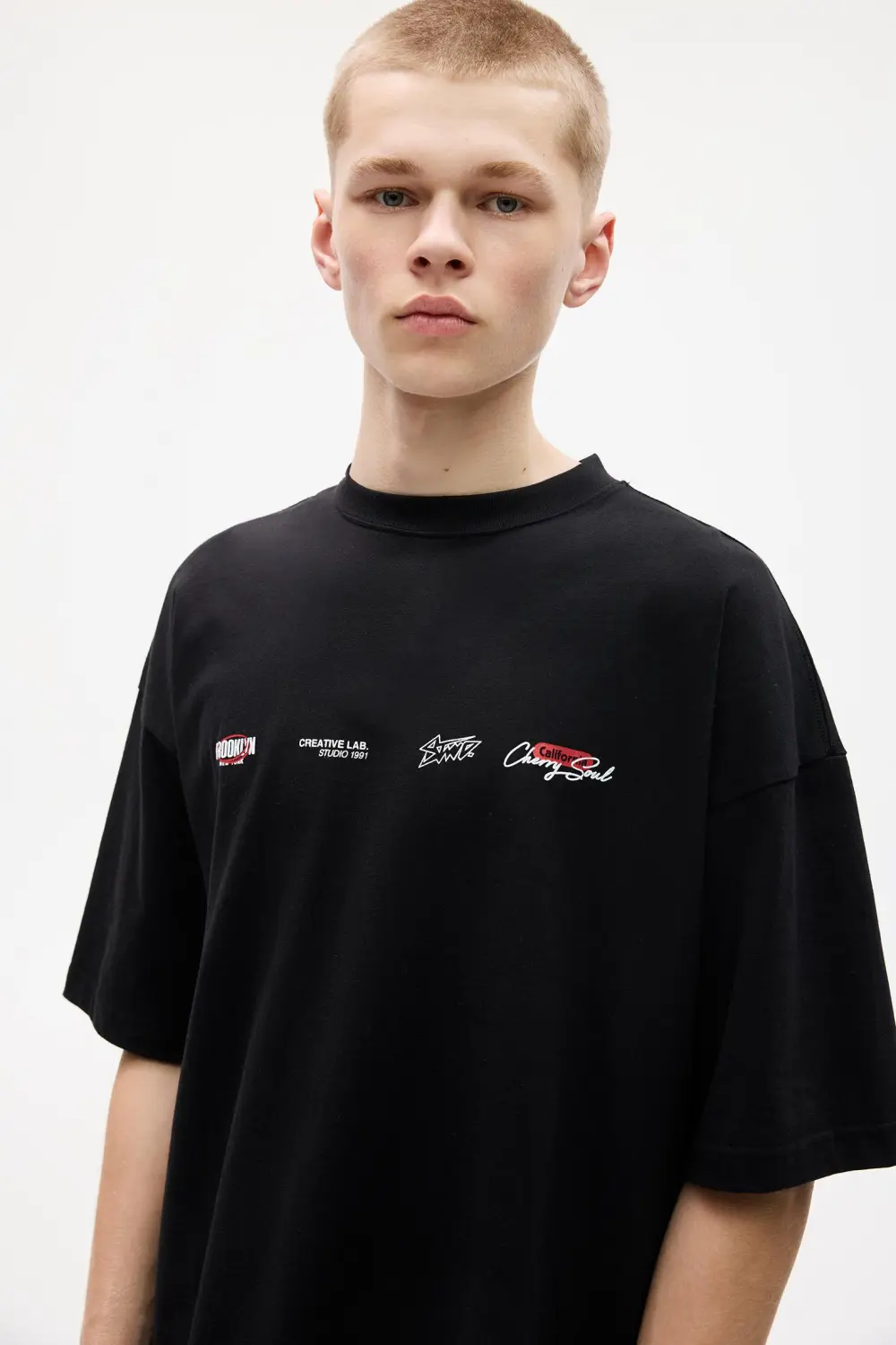 STWD T-shirt with cherry graphic