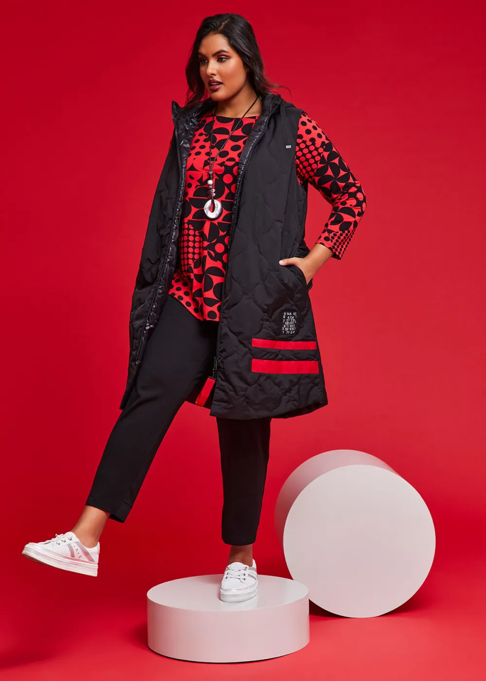 Scarlet Puffer Vest
