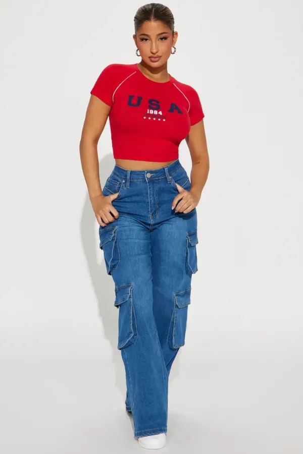 US Slay Short Sleeve Tee - Red