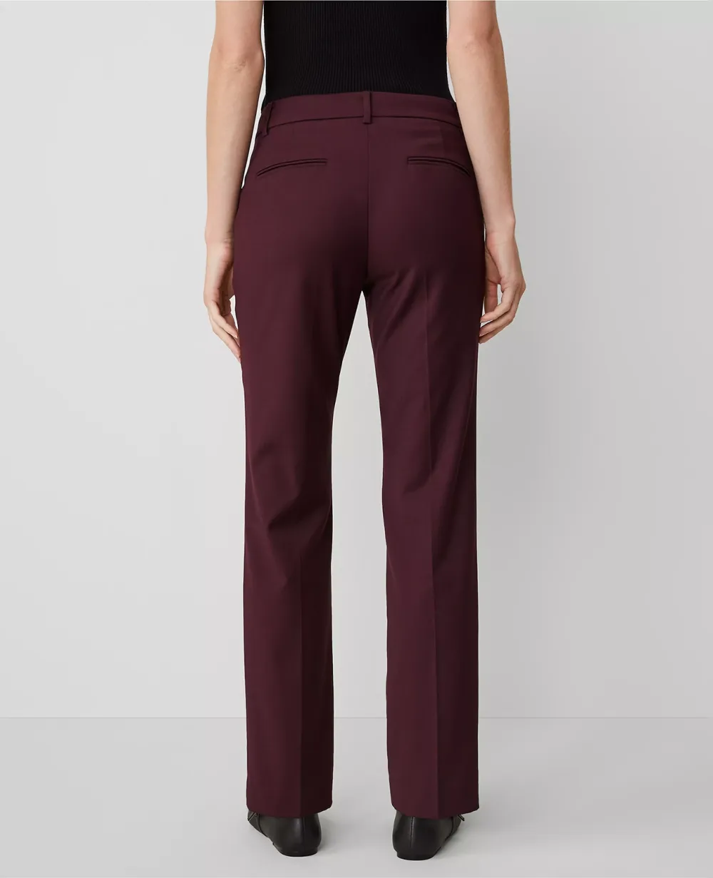 The Straight Pant In Wool Blend Stretch