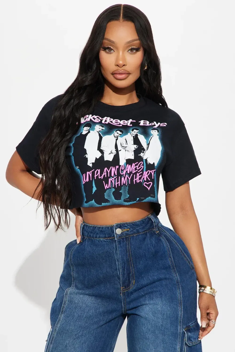 Backstreet Boys Quit Playin' Games Tee - Black