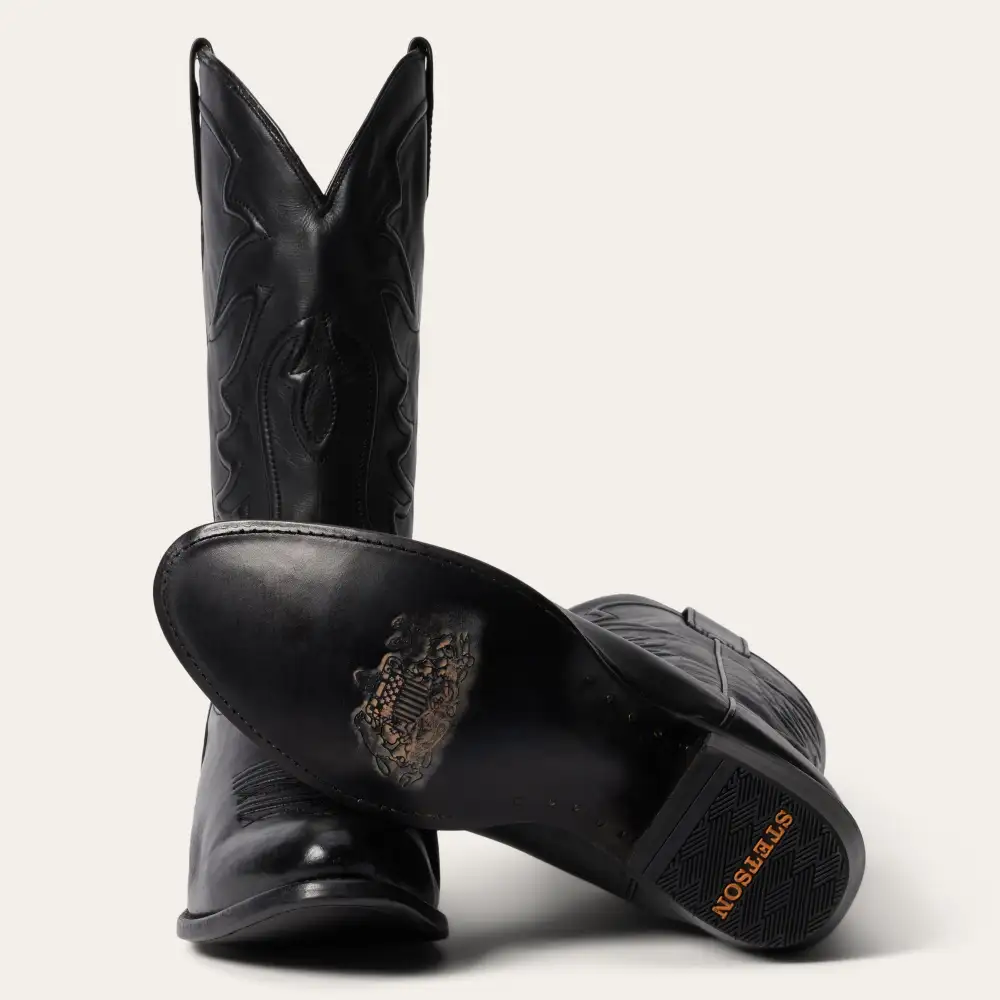 Ames Corded & Burnished Leather Boot