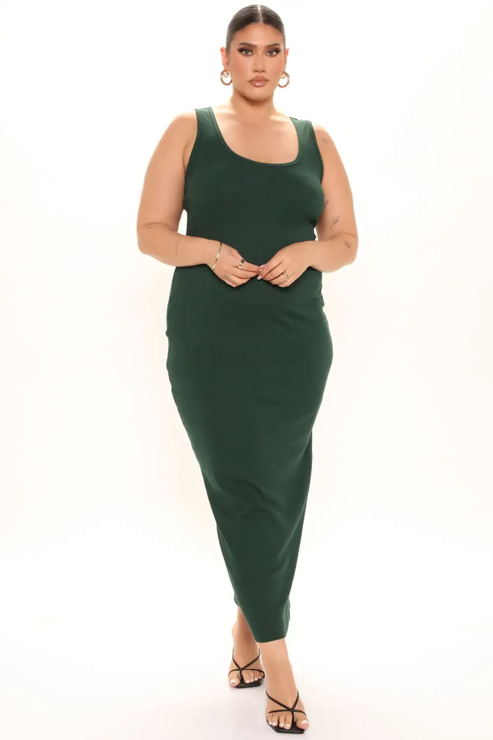 Mulberry Street Maxi Dress - Hunter