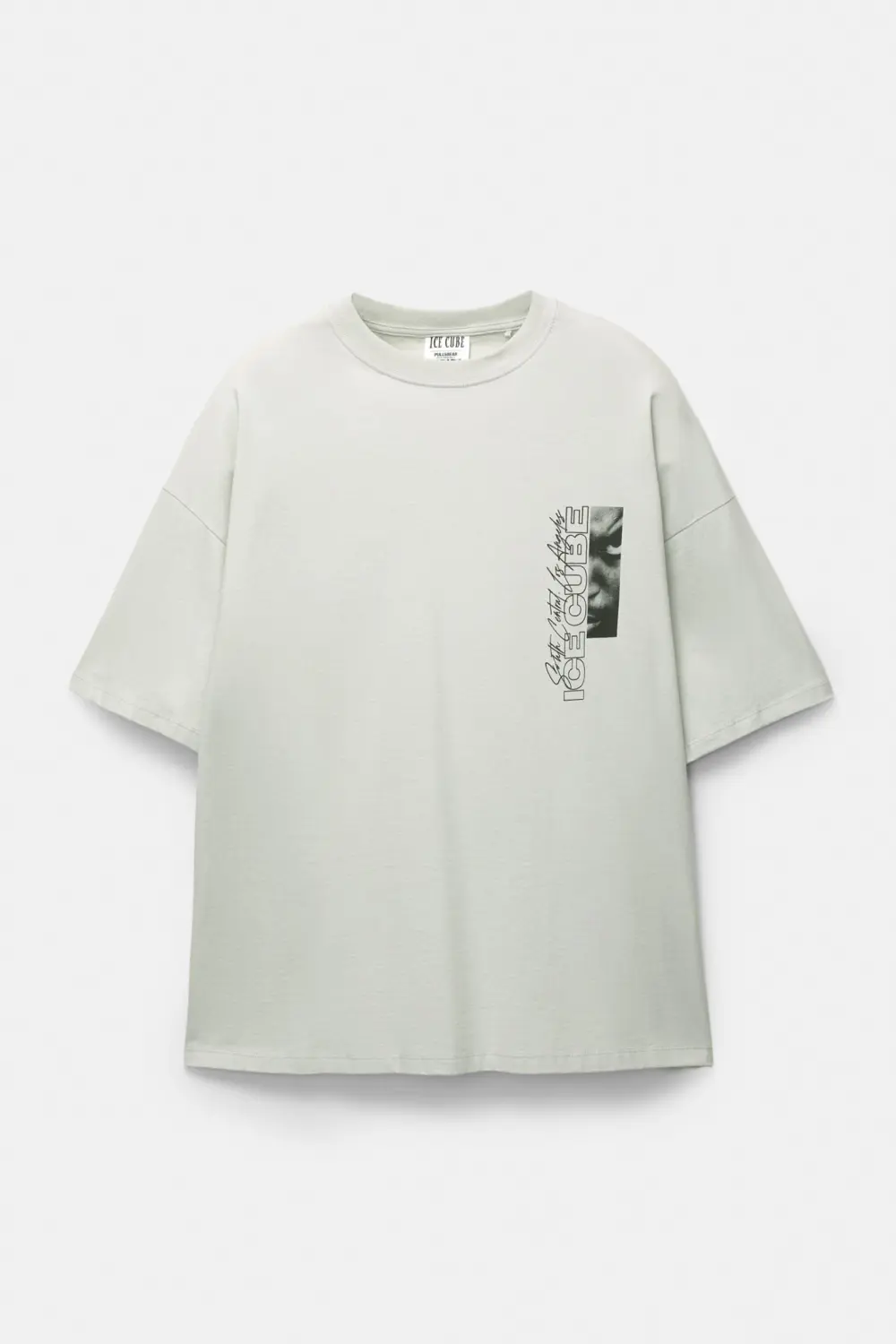 “Ice Cube” graphic white T-shirt