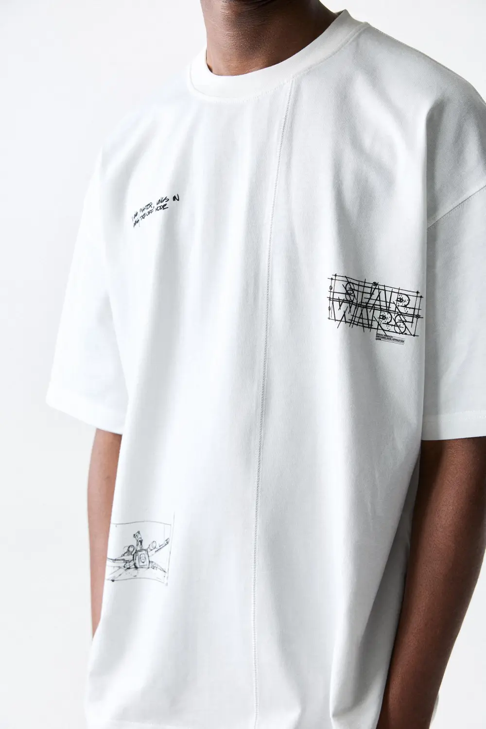 Star Wars white T-shirt