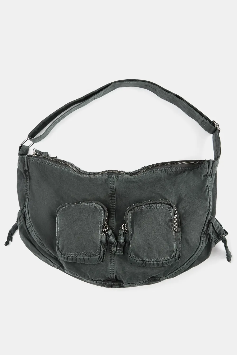 Bolso bandolera canvas bolsillos