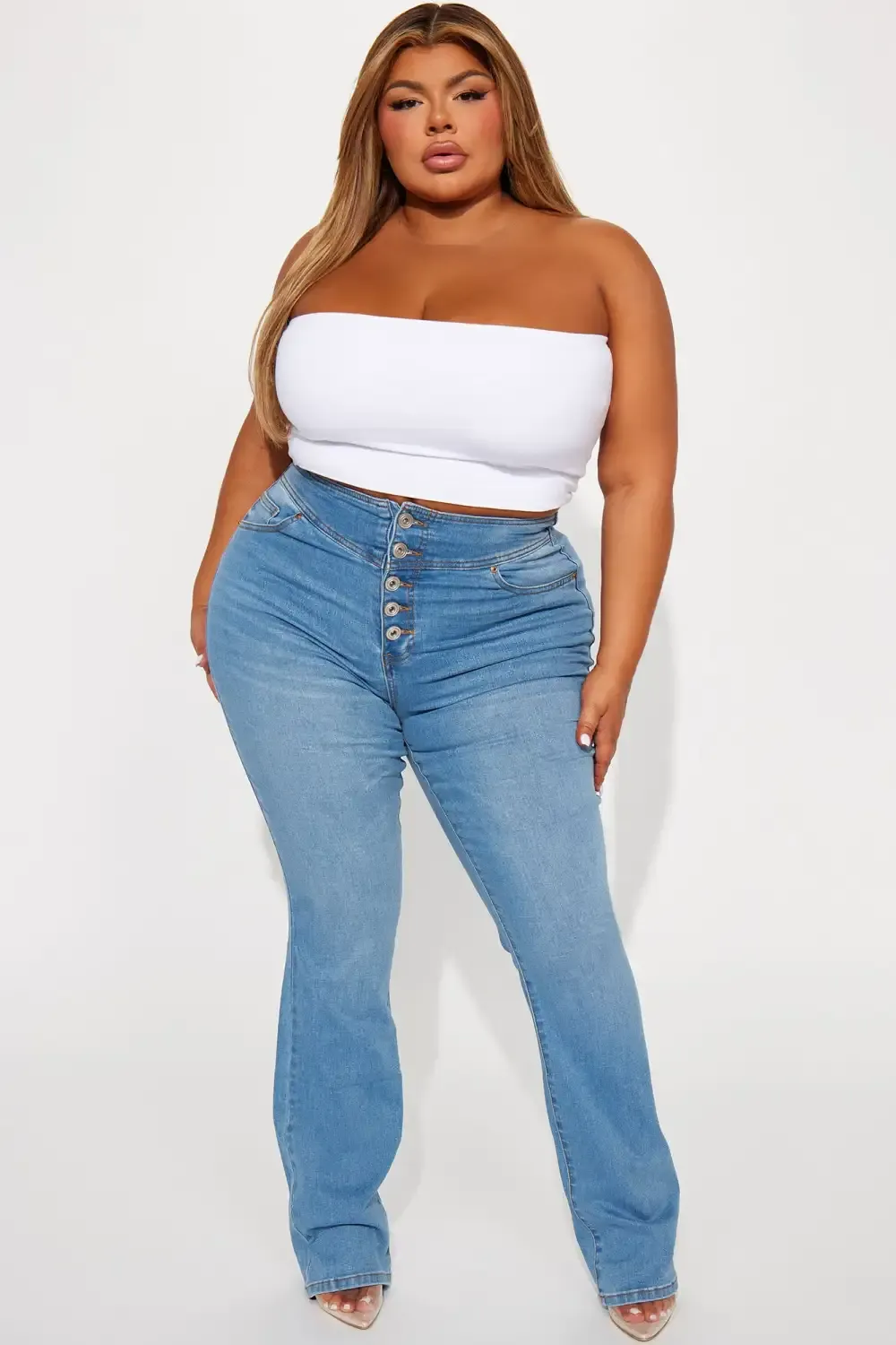 Savannah Booty Lifter Stretch Bootcut Jean - Medium Wash