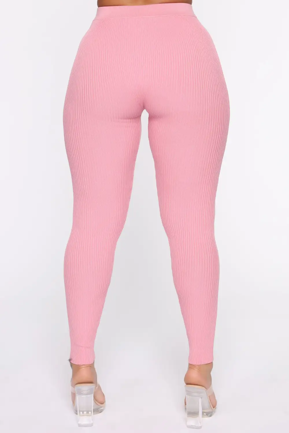 Wrong Way Sweater Pant Set - Pink