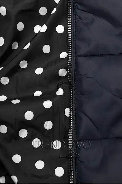 Ladies double-sided parka coat