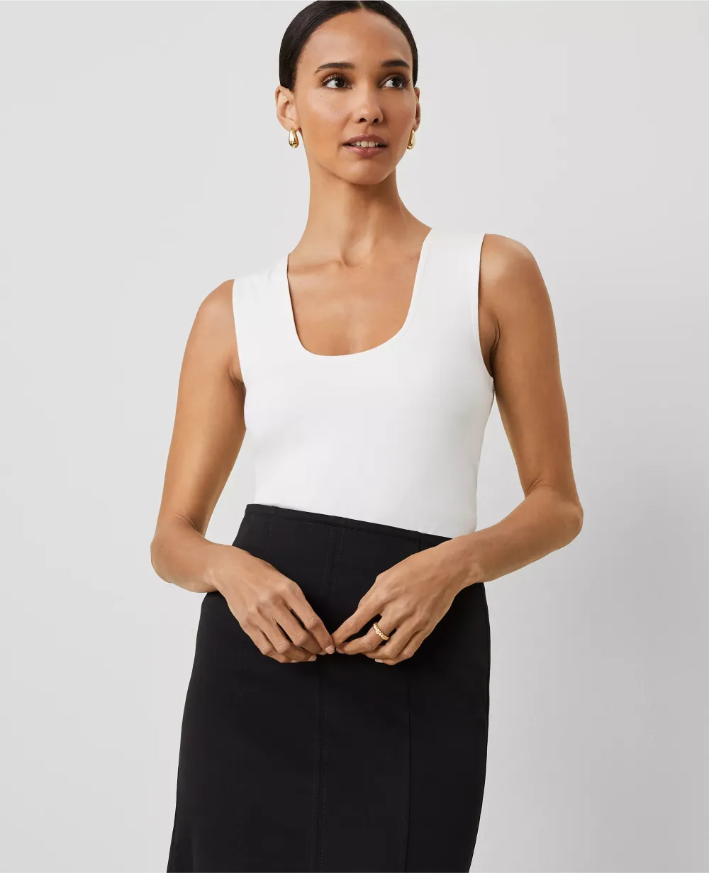 Modern Scoop Neck Tank Top