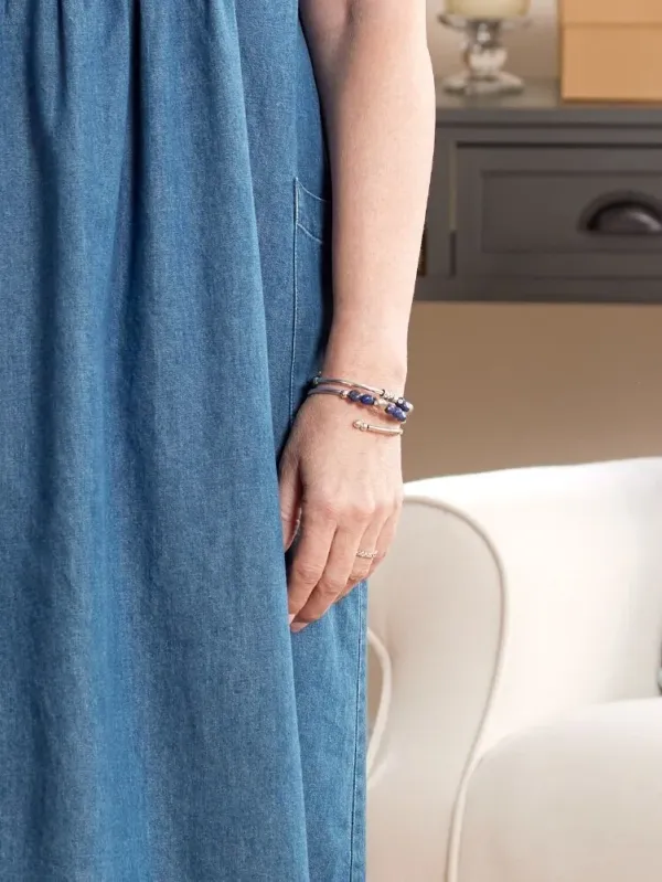 Beaded Coil Bracelet