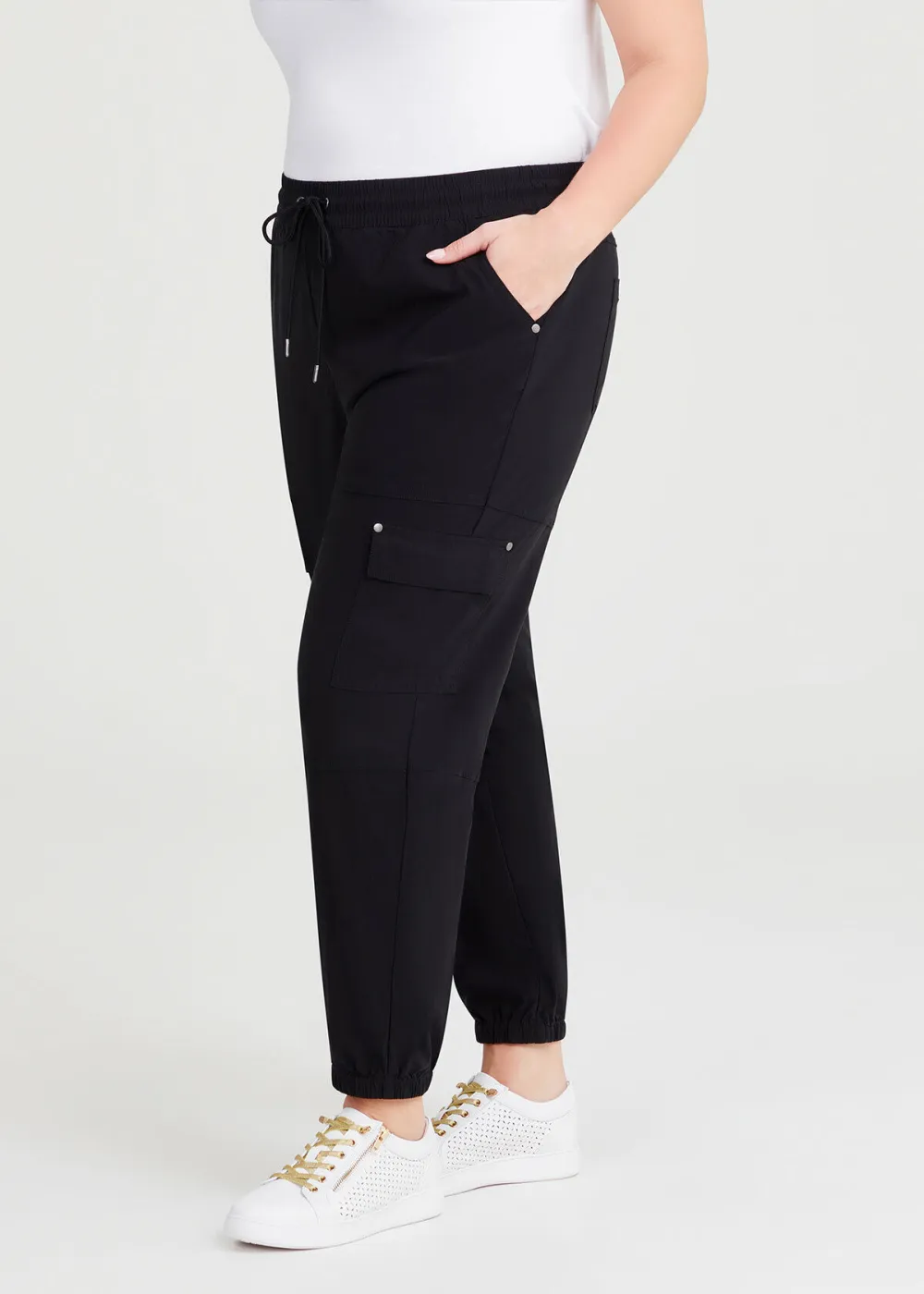 Castaway Tie Waist Cargo Pant