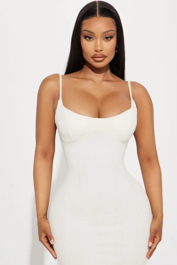 Margaux Textured Mini Dress - Cream