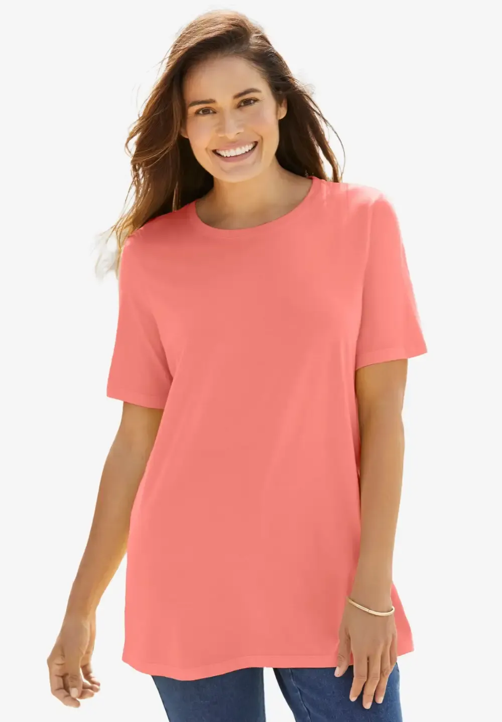 Perfect Short-Sleeve Crewneck Tee