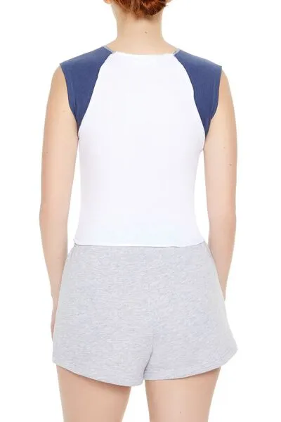 Paris 02 Raglan Cropped Tee