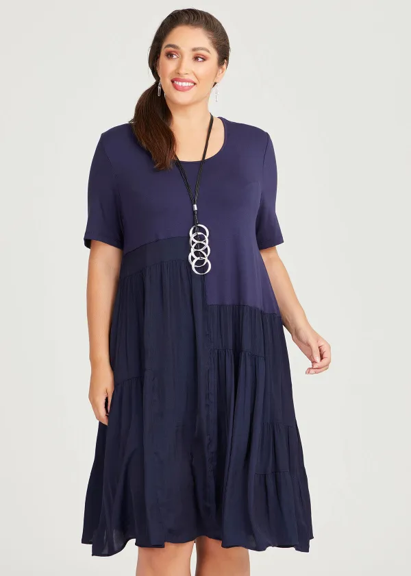 Luxe Tier Natural Dress