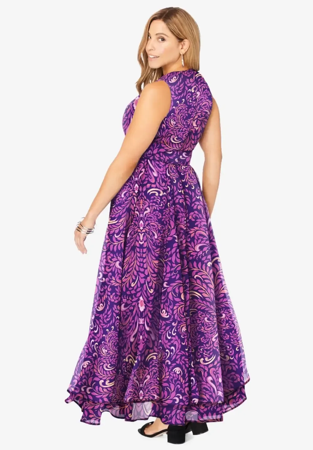 Georgette Flyaway Maxi Dress