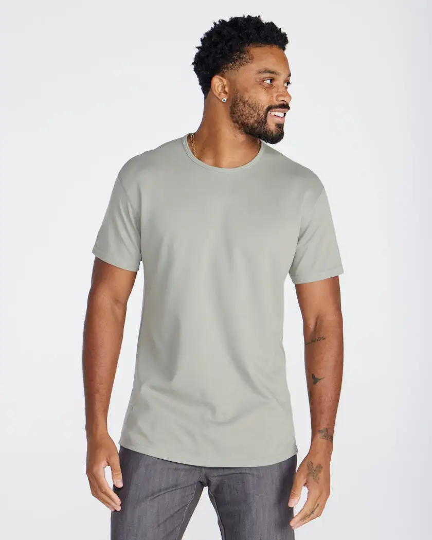 Bayside Short Sleeve Drop-Cut