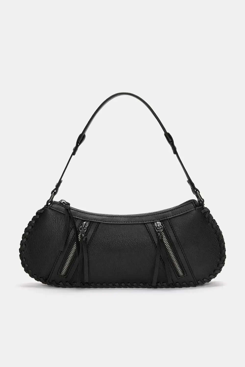 Bolso de hombro cremalleras