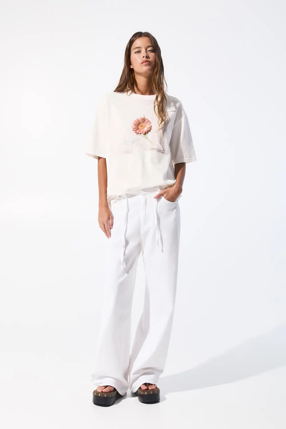 Camiseta flor