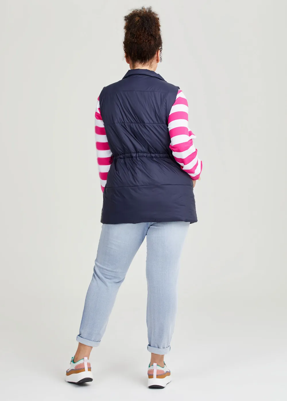 Mid Length Zip Puffer Vest