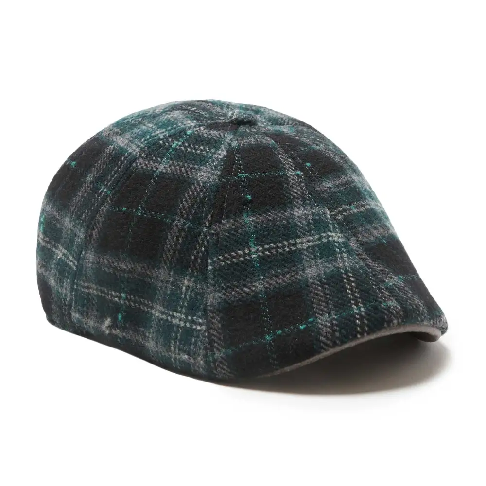 The Blarney Rose Boston Scally Cap - Blarney and Moss Plaid