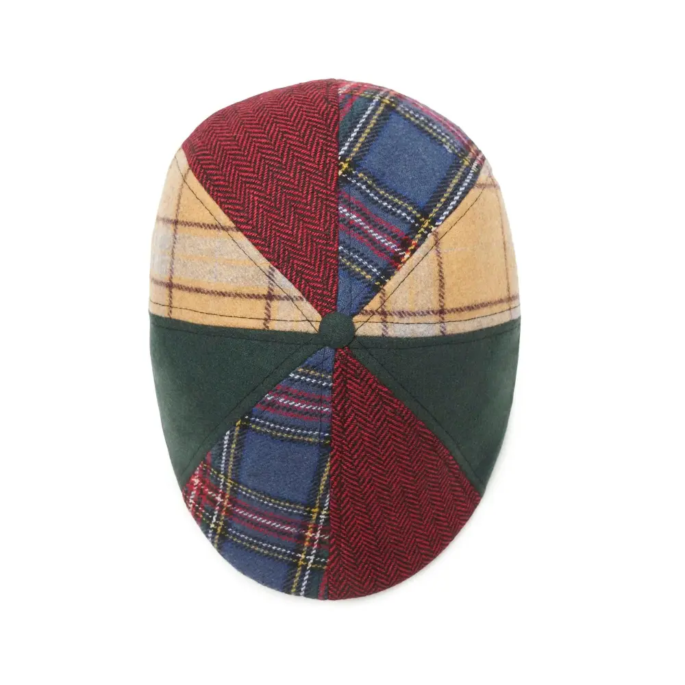 The Nutcracker Boston Scally Cap - Holly & Pine Plaid