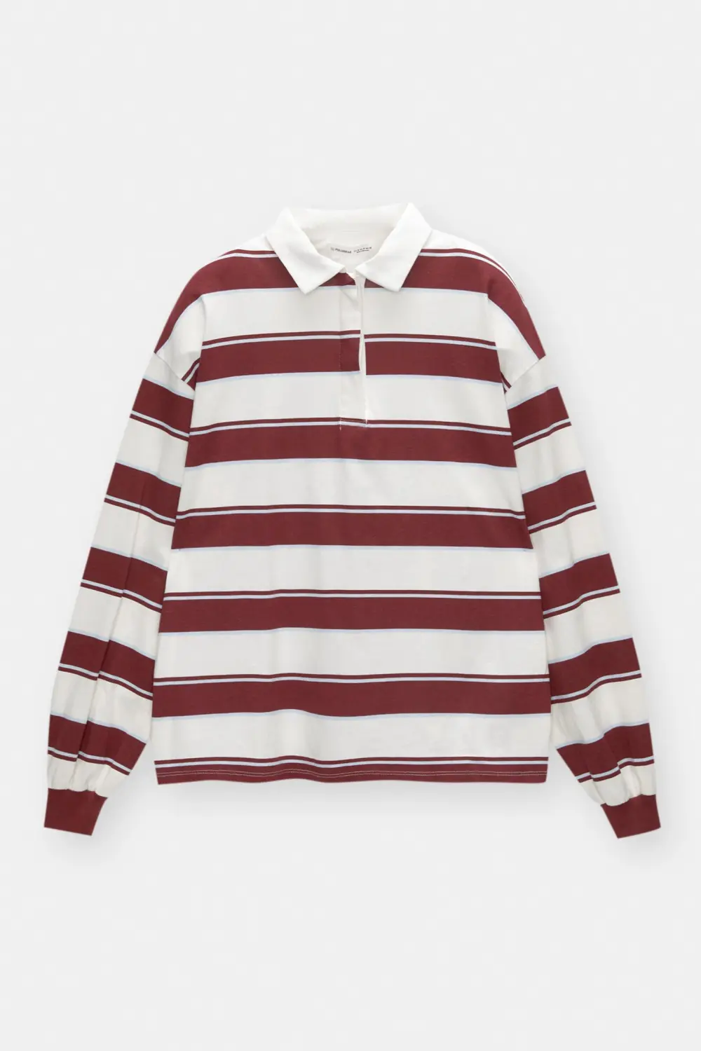 Camiseta manga larga cuello polo